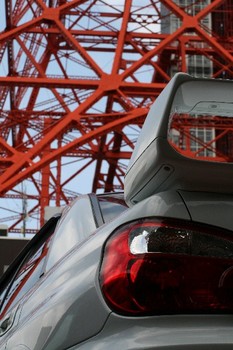 東京タワーとインプレッサ　３.jpg